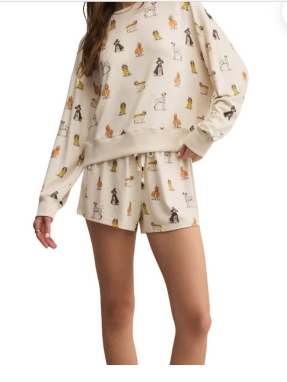 Z SUPPLY ELLE PUP LOUNGEWEAR SHORTS - Picture 6 of 7